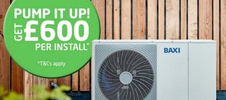 Baxi offers Installers up to £1,800 in first Heat Pump cashback scheme