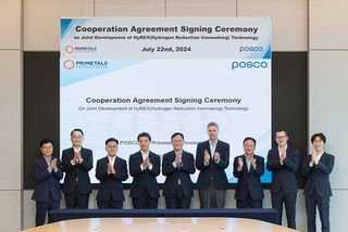 Primetals Technologies and POSCO Sign Cooperation Agreement for HyREX Direct Reduction Plant