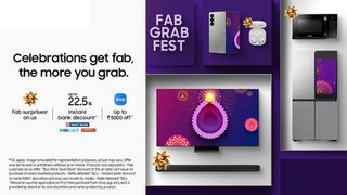Samsung’s Biggest Festive Sale ‘Fab Grab Fest’ is back with Never-seen Before Deals & Offers on Smartphones, Digital Appliances, Smart Televisions, Monitors, Tablets & More
