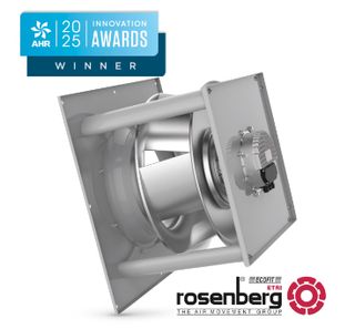 Rosenberg Wins AHR Expo 2025 Innovation Award with New AMCA-Certified I-Series Fans