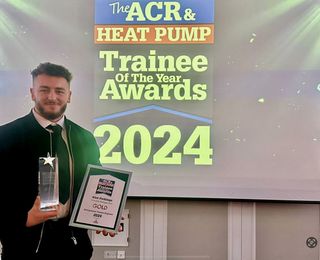 Alex Forkings takes GOLD at ACR & Heat Pumps Trainee of the Year Awards
