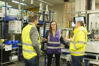 Maya Ellis MP Visits Baxi’s Preston Production Facility