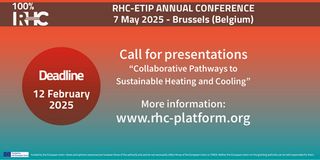 Call for Presentations: ETIP RHC 2025 Annual Conference