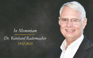 The Sudden and Mourned Passing of Reinhard Radermacher