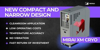 Introducing the new machine from MIRAI INTEX: MIRAI XM CRYO 20
