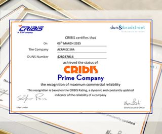 Aermec spa confirms its commercial reliability with Cribis recognition