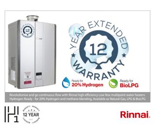 Rinnai: Customer Satisfaction with Market Leading Warranties
