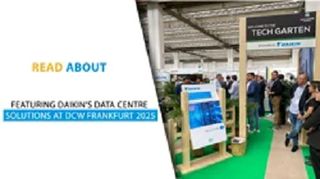 Featuring Daikin’s Data Centre solutions at DCW Frankfurt 2025