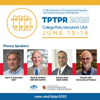 Plenary Speakers Announced for IIR Conference on Thermophysical Properties and Transfer Processes of Refrigerants