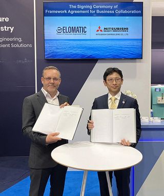 Mitsubishi Shipbuilding Signs Framework Agreement for Business Collaboration with Elomatic