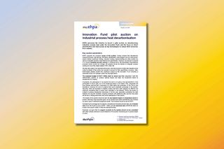 Innovation Fund pilot auction on industrial process heat decarbonisation