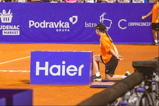 Haier in action at Croatia Open Umag 2025