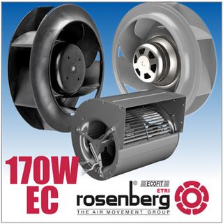 New 170W Ecofit EC motor: More cooling power and efficiency for your application