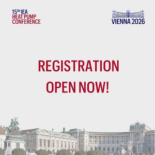 Registration Now Open for the 15th IEA Heat Pump Conference 2026 in Vienna