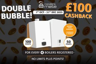 Ferroli: £100 Cashback – DOUBLE BUBBLE!