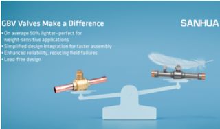 Sanhua: GBV – Stainless steel ball valves are now available in a full range of sizes, starting from 6mm connection size up to 42mm