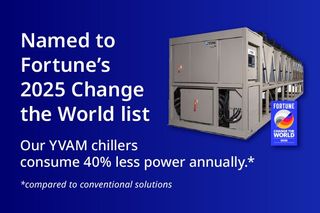 Johnson Controls named to Fortune's 2025 Change the World List for data center thermal management innovation