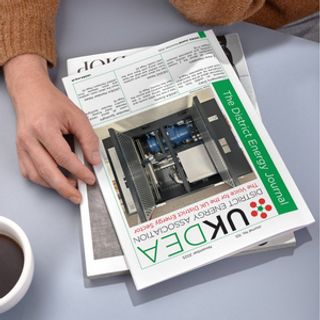 Solid energy: on the cover of the UKDEA journal