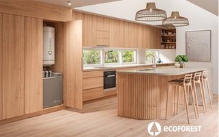 All the efficiency and versatility of Ecoforest in the new ultra-compact R290 heat pump: the ecoGEO⁺ LITE 1-6 PRO