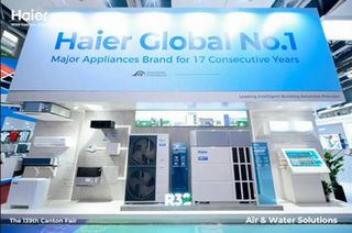Haier Air & Water Solutions makes its debut combined appearance at the 139th Canton Fair