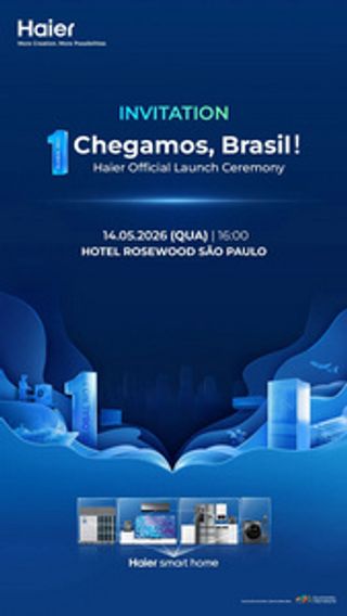 Haier invites you to witness its official launch in Brazil