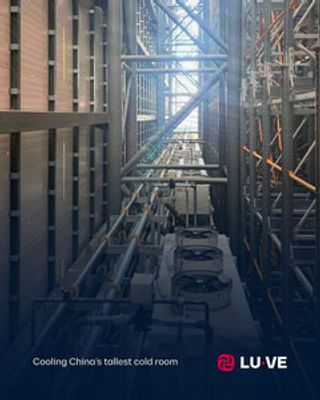 LUVE powers one of the world’s tallest cold storage facilities with natural co₂ refrigeration