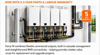 More confidence built in: Force W now comes with a 5-year parts & labour warranty