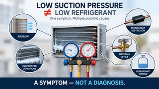 Low Suction Pressure? 7 Things HVAC Technicians Should Check Before Adding Refrigerant